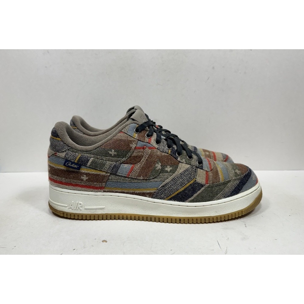 Nike Air Force 1 x Pendleton Men's Size 13 Brown 2020 Wool DJ2675-991 Shoes